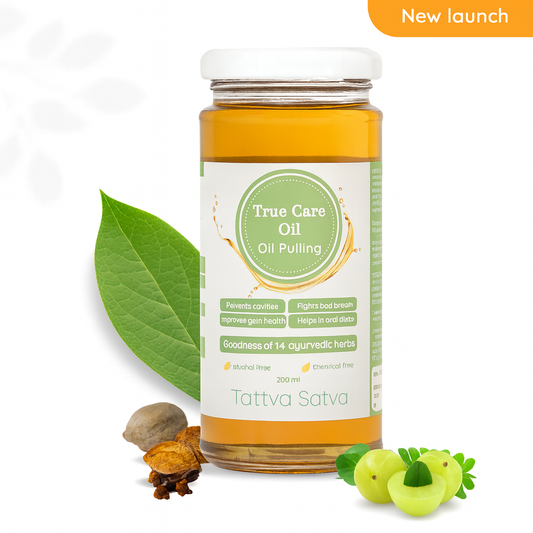 Herbal Oil pulling oil | Best oil for oil pulling with 14 ayurvedic herbs | Oil swishing for teeth | 200ml